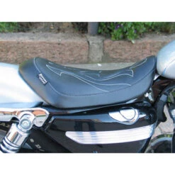 Granucci Fantasy Solo Drivers Seat For Harley-Davidson Sportster 883 & 1200 04-06, 10-15