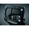 Kuryakyn Black Curved Horizontal Side Mount License Plate Frame - Harley