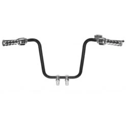 LA Choppers Hefty Ape Hanger Handlebar Black 14" Rise - Harley