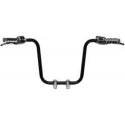 LA Choppers Hefty Ape Hanger Handlebar Black 16" Rise - Harley