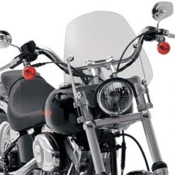 Memphis Shades Del Rey SportWindshield With Optional Mounting Kit For Harley