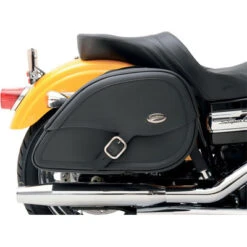 Saddlemen Drifter Teardrop Saddlebags With Shock Cutaway And Zip-off Yoke