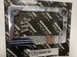 Aeromach CI-2015C Chrome Billet License Plate Frame, Legendary Speed For Indian Scout (2014-current)