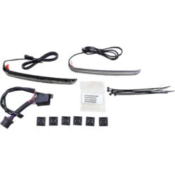 Ciro 40038 Bag Blades LED Sequential Turn Signals, Smoked Lens For Harley Touring '97-'13