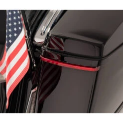 Ciro 40062 Bag Blades LED Sequential Turn Signals, Red For Harley Touring '14-