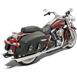 Bassani 11315A Chrome True-Dual Crossovers Headpipes For Harley Baggers '95-'08