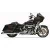 Bassani 11515A Chrome True-Dual Down Under Headpipes, W/ Heat Shields Harley Baggers '17-