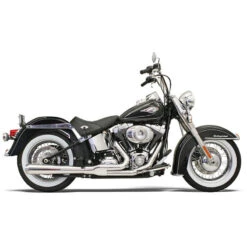 Bassani 12111J Chrome Road Rage Long 2:1 Exhaust For Harley Softail '84-'17
