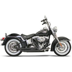 Bassani 12123B Black FireFlight Series 2:2 Full Exhaust For Harley Softail '86-'17