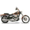 Bassani 13111J Chrome Road Rage 2:1 Long Exhaust For Harley Dyna '06-'17