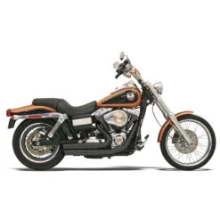 Bassani 13123D Black FireSweep 2:2 Exhaust System For Harley Dyna '06-'17