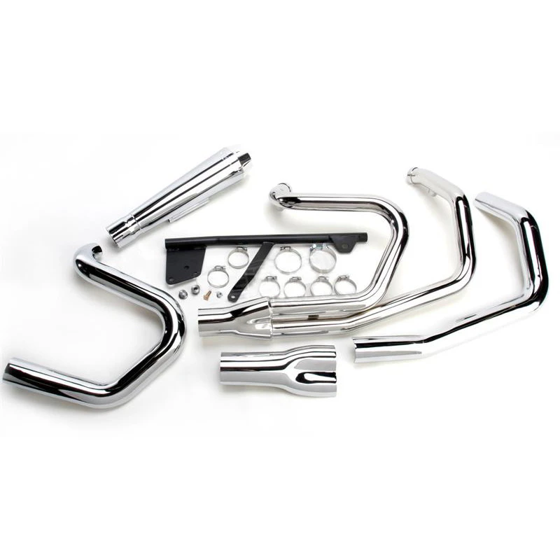 Bassani 14112J Chrome Road Rage 2:1 Full Exhaust For Harley Sportster '04-'13 - Image 4