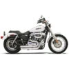 Bassani 14113D Chrome FireSweep Series 2:2 Full Exhaust For Harley Sportster '07-'13