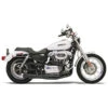 Bassani 14122J Black Road Rage Short 2:1 Full Exhaust For Harley Sportster '04-'13