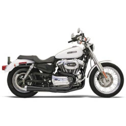 Bassani 14122J Black Road Rage Short 2:1 Full Exhaust For Harley Sportster '04-'13