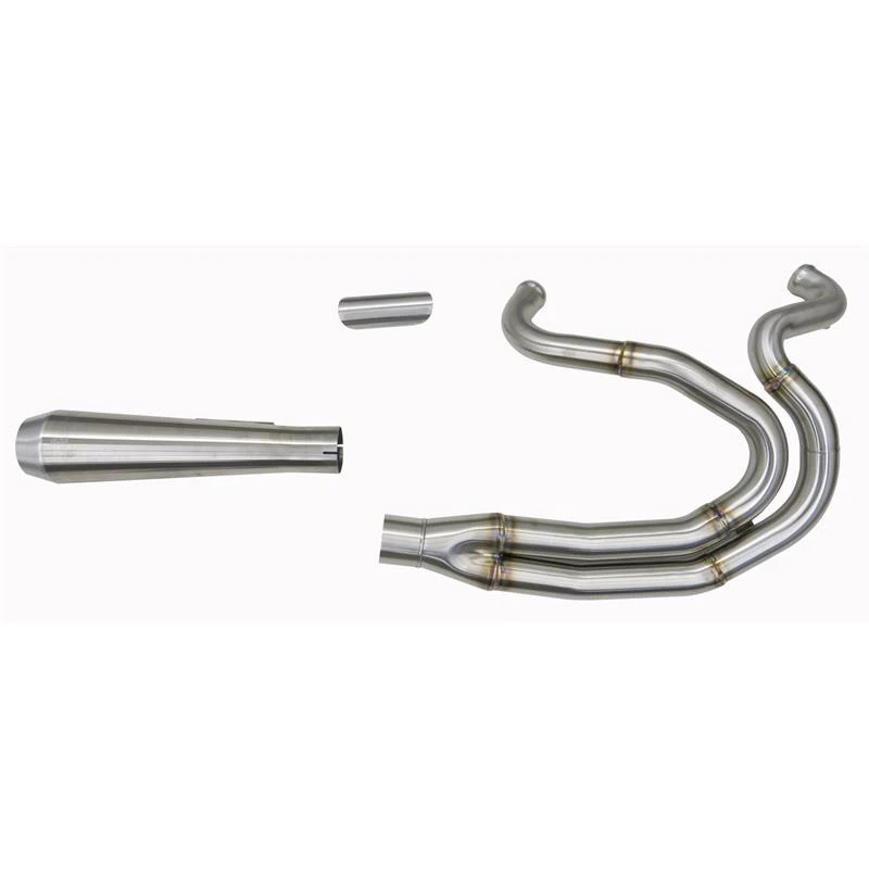 Bassani 1D3SS Stainless Road Rage Short 2:1 Exhaust For Harley Dyna '91-'17 - Image 2