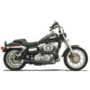 Bassani 1D5250B Road Rage 2:1 Exhaust System, Black For Harley Dyna '91-'17