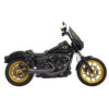 Bassani 1D6B Black Road Rage Ripper 2:1 Exhaust For Harley Dyna '06-'17