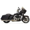 Bassani 1F11SS Road Rage 3 Long 2:1 Exhaust, Megaphone For Harley Baggers '95-'16