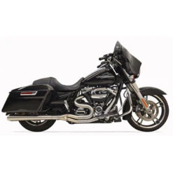 Bassani 1F21SS Stainless Road Rage III Long 2:1 Full Exhaust For Harley Baggers '17-