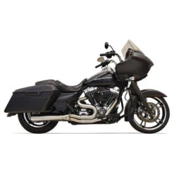 Bassani 1F32SS Road Rage 3 Mid-Length 2:1 Exhaust, Megaphone For Harley Baggers '95-'06