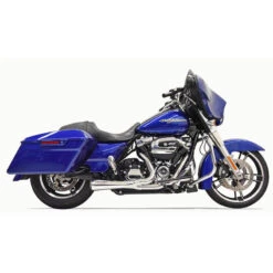 Bassani 1F42R Chrome Road Rage Short 2:1 Full Exhaust For Harley Baggers '17-