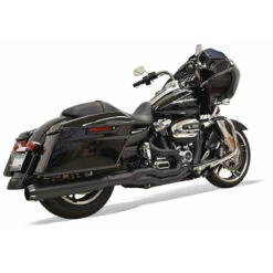 Bassani 1F51RB Black Road Rage 2:1 B4 Exhaust, Megaphone For Harley Baggers '17-'21