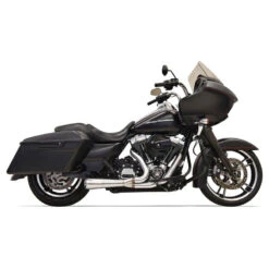 Bassani 1F52SS Road Rage 2:1 Short Exhaust, Megaphone For Harley Baggers '95-'16
