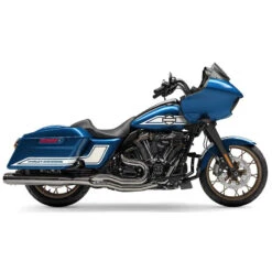 Bassani 1F58M Road Rage 2:1 Full Exhaust, Black For Harley Baggers '17-
