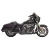 Bassani 1F72B Black Road Rage II Mid-Length 2:1 Full Exhaust Harley Baggers '17-'21