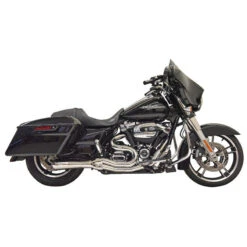 Bassani 1F72C Chrome Road Rage II Mid-Length 2:1 Full Exhaust For Harley Baggers '17-'21
