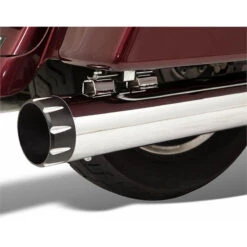 Bassani 1F740 4" Quick Change Slip-On Exhausts, Chrome For Harley Baggers '95-'16