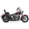 Bassani 1S18RB Black Road Rage II B1 Power 2:1 Exhaust For Harley Softail '86-'17
