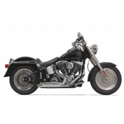 Bassani 1S24D Chrome Pro Street 2:2 Full Exhaust For Harley Softail '86-'17