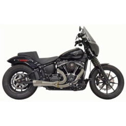 Bassani 1S73SS Stainless Road Rage Short 2:1 Exhaust For Harley Softail Models '18-'21