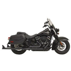Bassani 1S76EB-33 Black 33" Fishtail Exhaust(w/o Baffle) For Harley Softail '18-'20