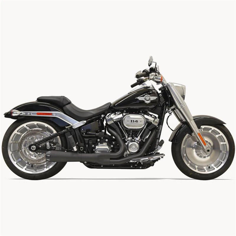 Bassani 1S94RB Black Road Rage 2:1 Full Exhaust For Harley Softails '18-'21