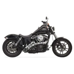 Bassani 1SD2F Black Radial Sweeper 2:2 Full Exhaust For Harley Softail '86-'17