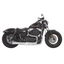 Bassani 1X22R Chrome Road Rage II Mega Power Full Exhaust For Harley Sportster '04-'13