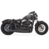 Bassani 1X32RB Black Road Rage II Mega Power Full Exhaust For Harley Sportster '14-'20