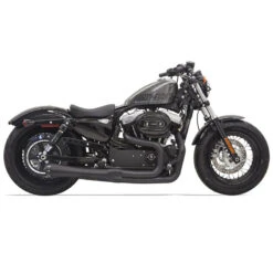 Bassani 1X32RB Black Road Rage II Mega Power Full Exhaust For Harley Sportster '14-'20