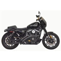 Bassani 1X3FB Black Sweeper Radius 2:2 Full Exhaust For Harley Sportster '14-'20