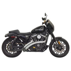 Bassani 1X3FC Chrome Sweeper Radius 2:2 Full Exhaust For Harley Sportster '14-'20
