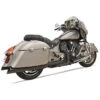 Bassani 8C16BSB Black True Dual 2:2 Full Exhaust For Indian Roadmaster & Chieftain '15-