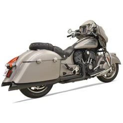 Bassani 8C16BSB Black True Dual 2:2 Full Exhaust For Indian Roadmaster & Chieftain '15-