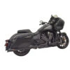Bassani 8H16SB Black True Dual Full Exhaust For Indian Challenger (2020-)