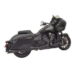 Bassani 8H16SB Black True Dual Full Exhaust For Indian Challenger (2020-)