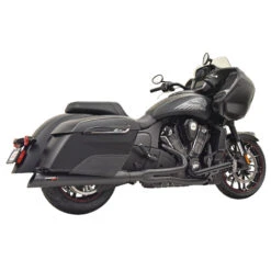 Bassani 8H18SB Black Road Rage 2:1 Full Exhaust For Indian Challenger (2020-)