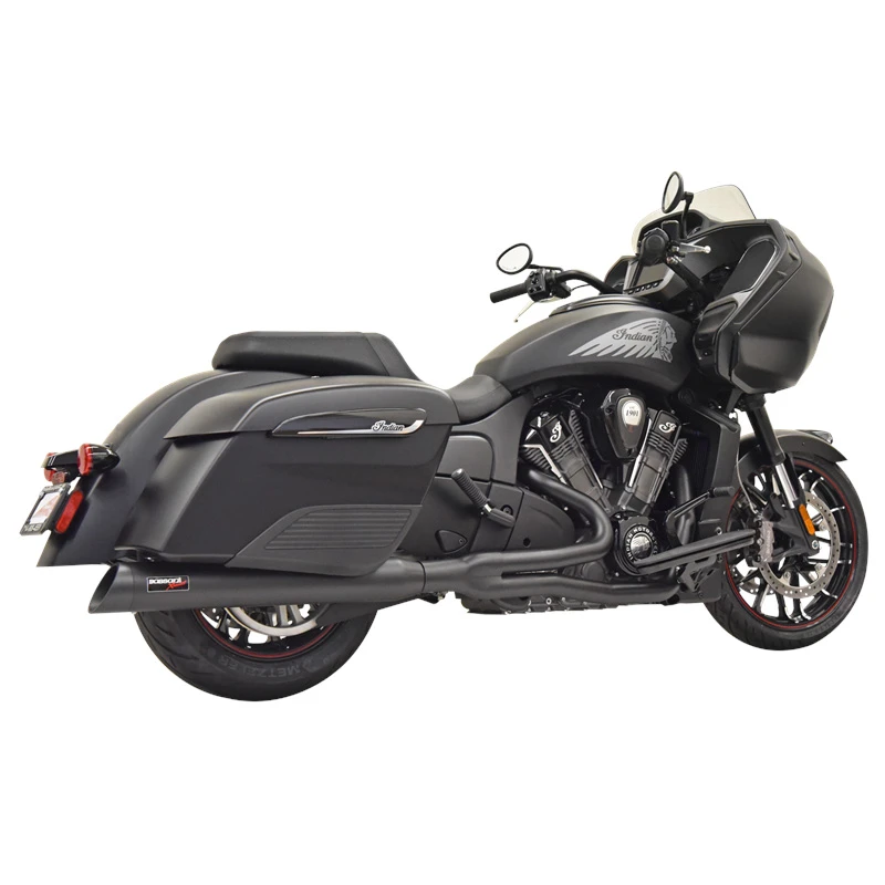 Bassani 8H18SB Black Road Rage 2:1 Full Exhaust For Indian Challenger (2020-)