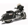 Bassani FLH-517RL 4" Megaphone Slip-on Mufflers(Loud), Chrome For Harley Baggers '95-'16
